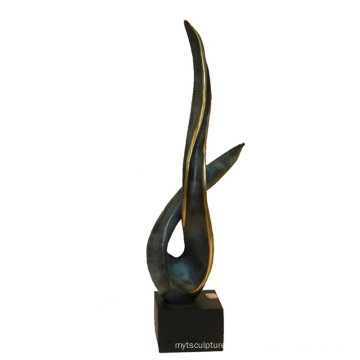 Abstract Brass Statue Indoor Art Carving Bronze Sculpture Tpy-871 (C)